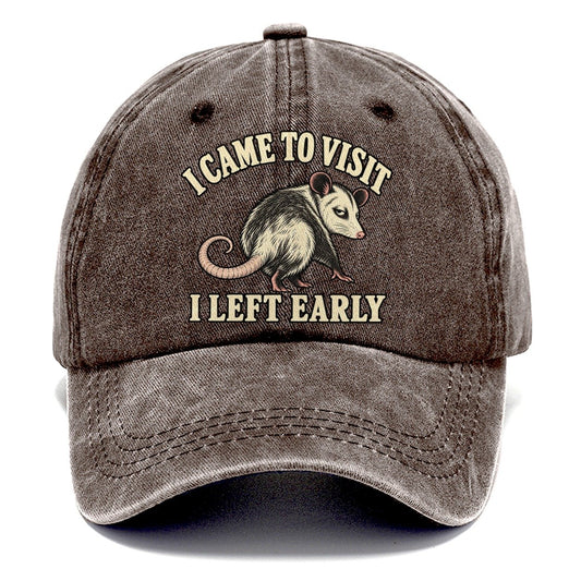 Opossum Quiet Exit Everyday Originals Classic Cap – Brown