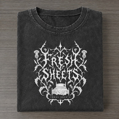 Fresh Sheets Unreadable Feelings Vintage T-shirt – Black