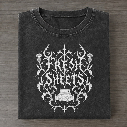 Fresh Sheets Unreadable Feelings Vintage T-shirt – Black