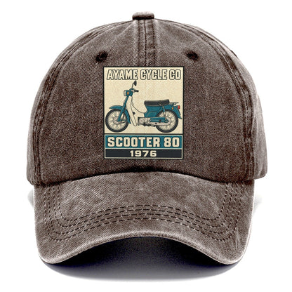Ayame Scooter 80 Showa Speed Plates Classic Cap – Brown