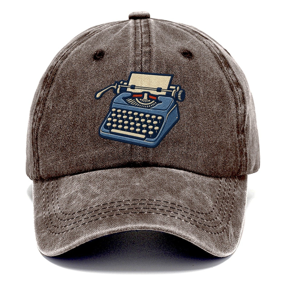 Manual Typewriter Tiny Solo Marks Classic Cap – Brown