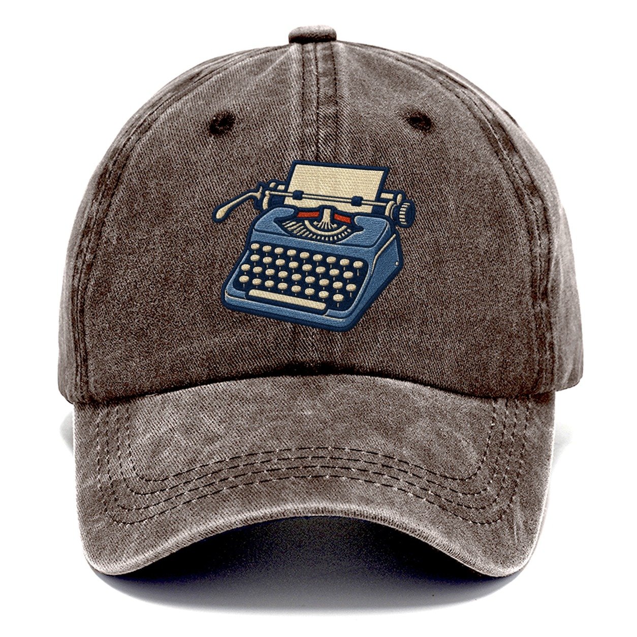 Manual Typewriter Tiny Solo Marks Classic Cap – Brown