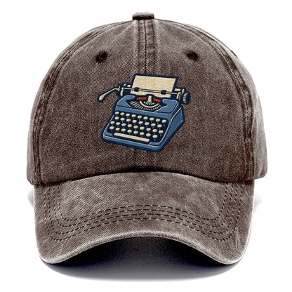 Manual Typewriter Tiny Solo Marks Classic Cap – Brown