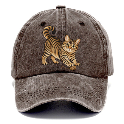 Kindred Chinese Li Hua Standing Three Quarter Rare Cat Breeds Classic Cap – Brown