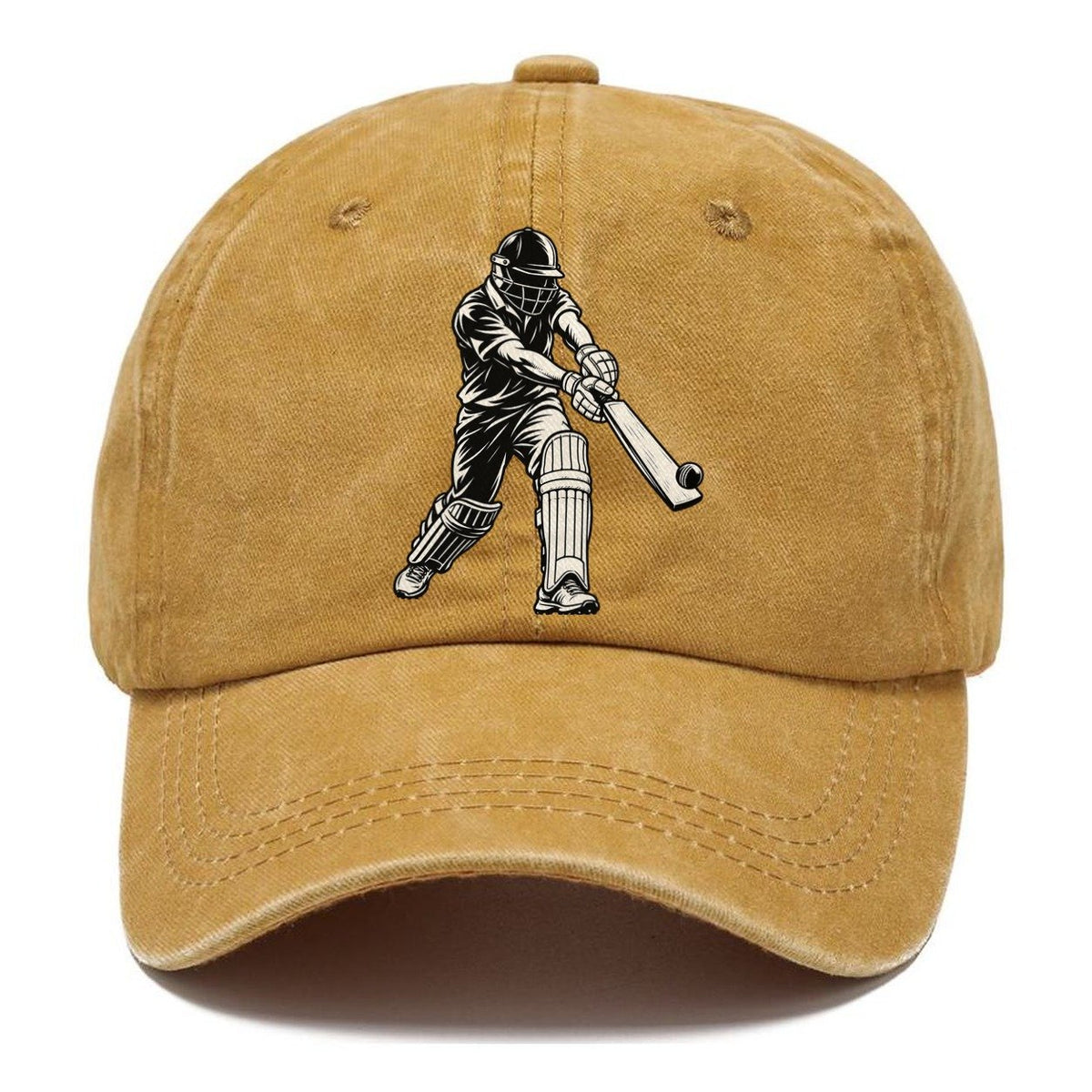 Cricket Batter Cover Drive Global Sports Ink Figures Classic Cap – Golden Harvest