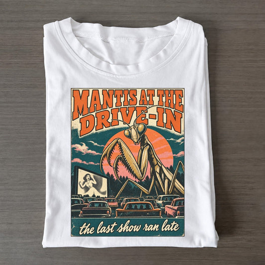 Mantis At The Drive In Drive In Monsters Classic T-shirt – White