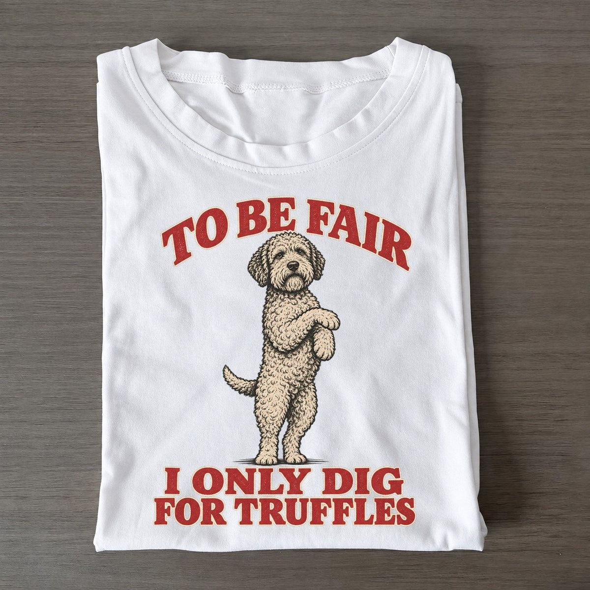 Lagotto Romagnolo Dog Declarations Classic T-shirt – White
