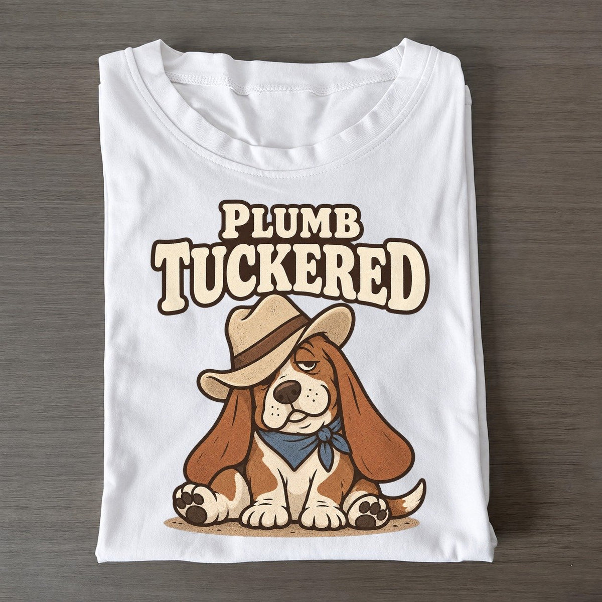 Plumb Tuckered Well I Declare Classic T-shirt – White