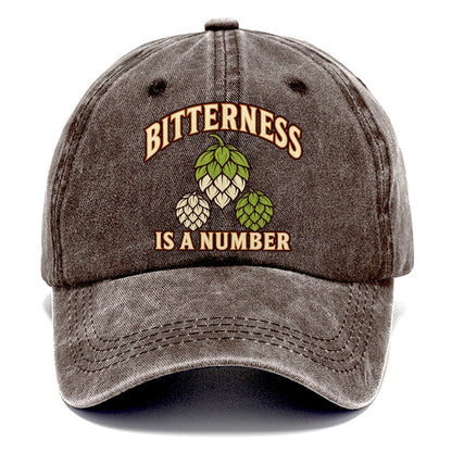 Bitterness Is A Number Homebrewing Classic Cap – Brown