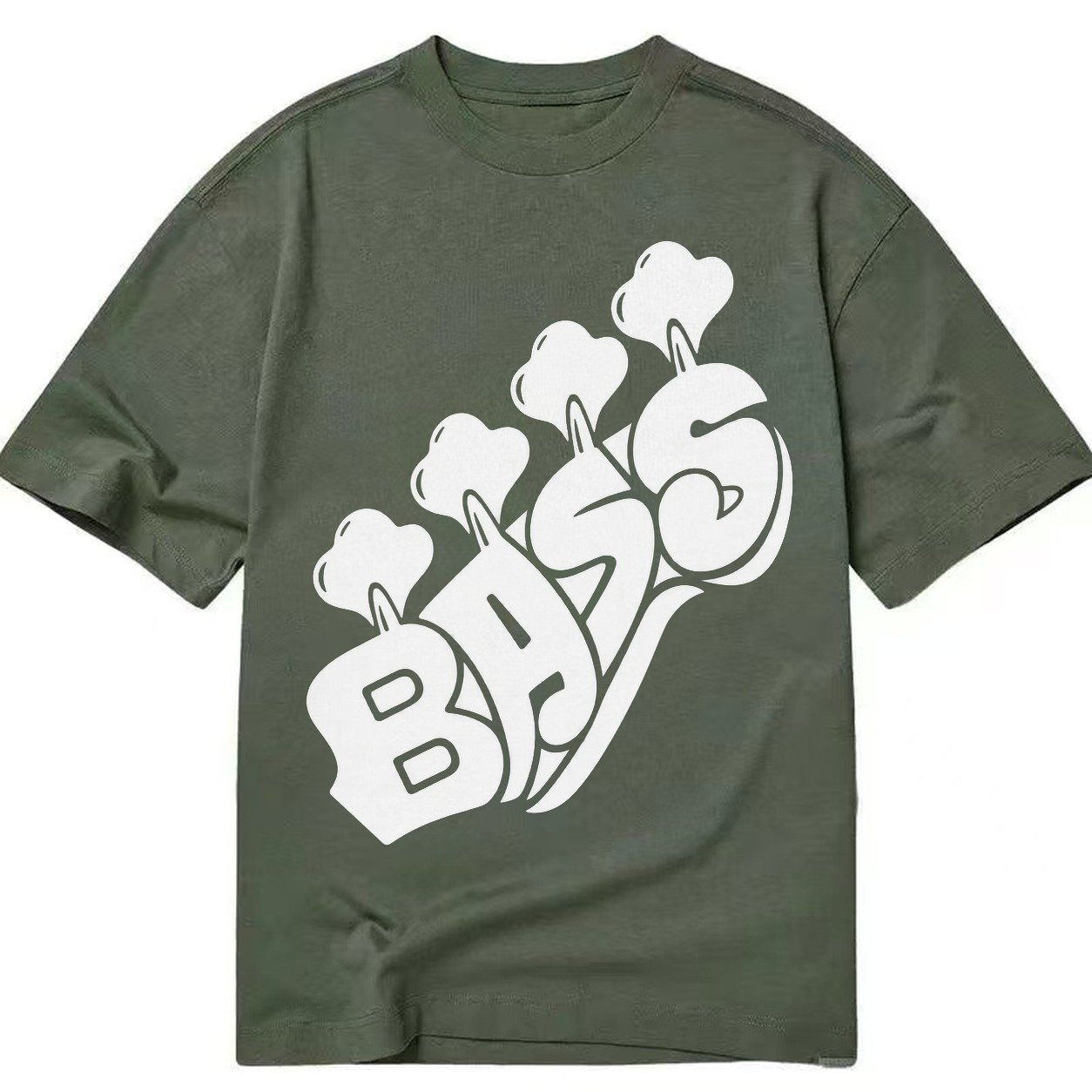 Bass Classic T-shirt – Army Green