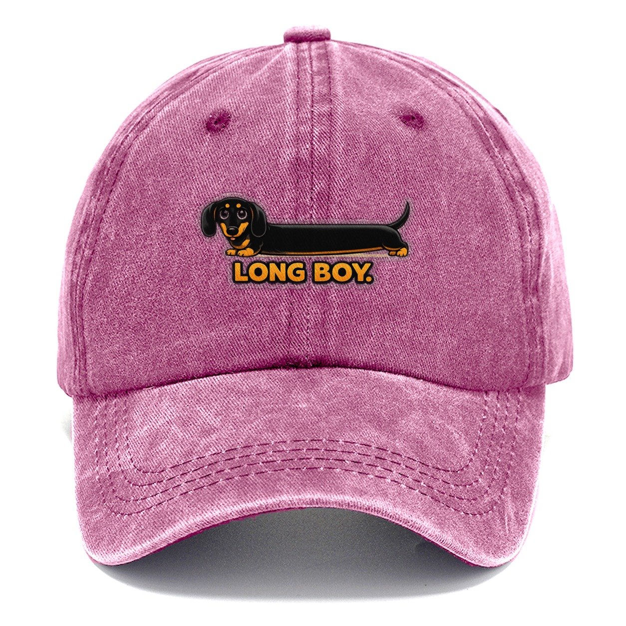 Long Dachshund Off Classic Cap – Dusty Rose
