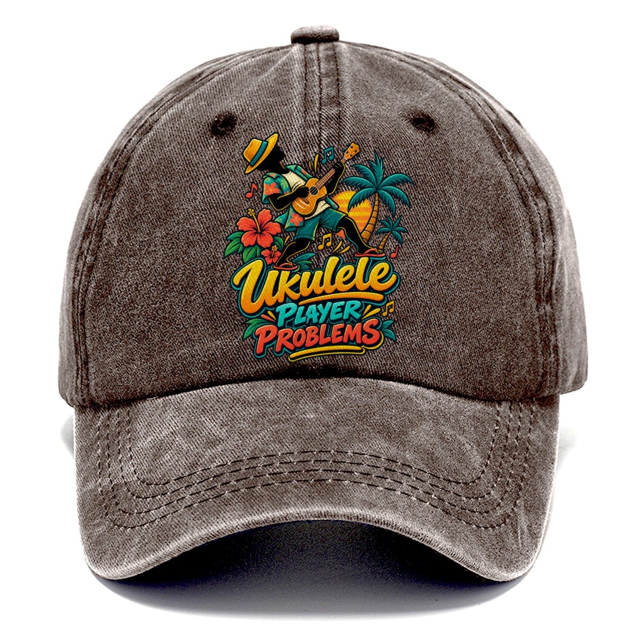 Ukulele Player Problems Music Instruments Classic Cap – Brown