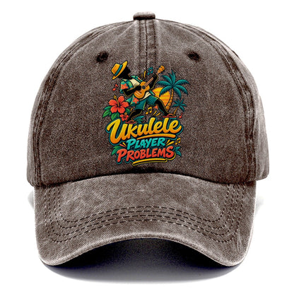 Ukulele Player Problems Music Instruments Classic Cap – Brown