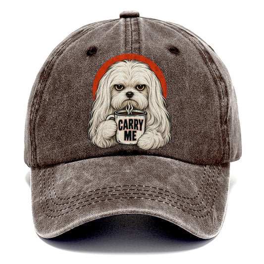 Maltese Mug Truths Dog Mug Truths Classic Cap – Brown