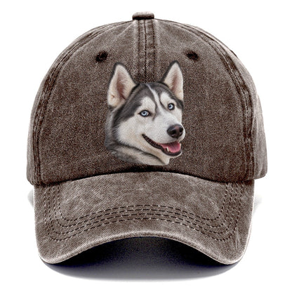 Husky Looking Back Everyday Originals Classic Cap – Brown