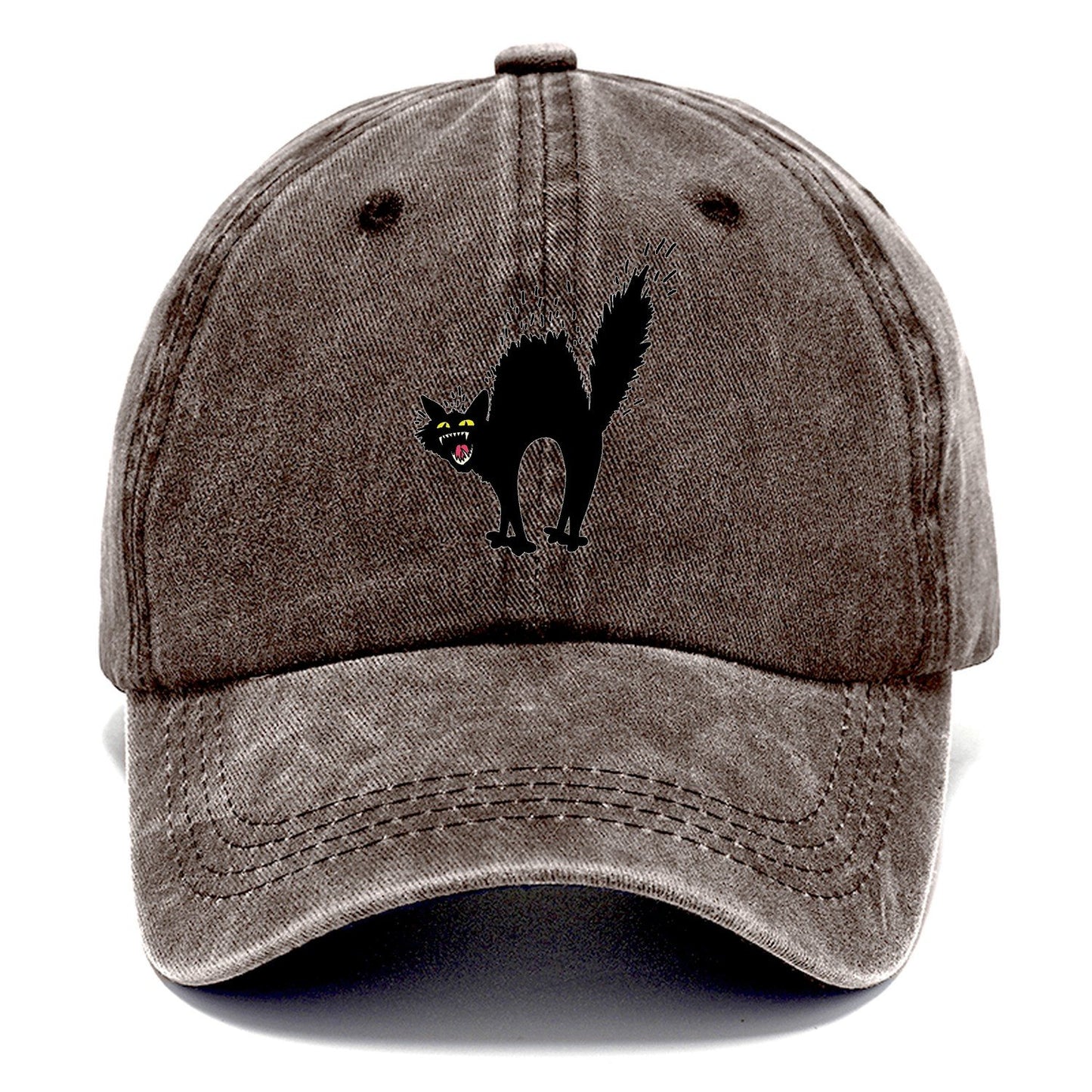 Black Cat Hiss Classic Cap – Brown