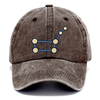 Seven Node Northern Figure Astronomy And Stargazing Classic Cap – Brown