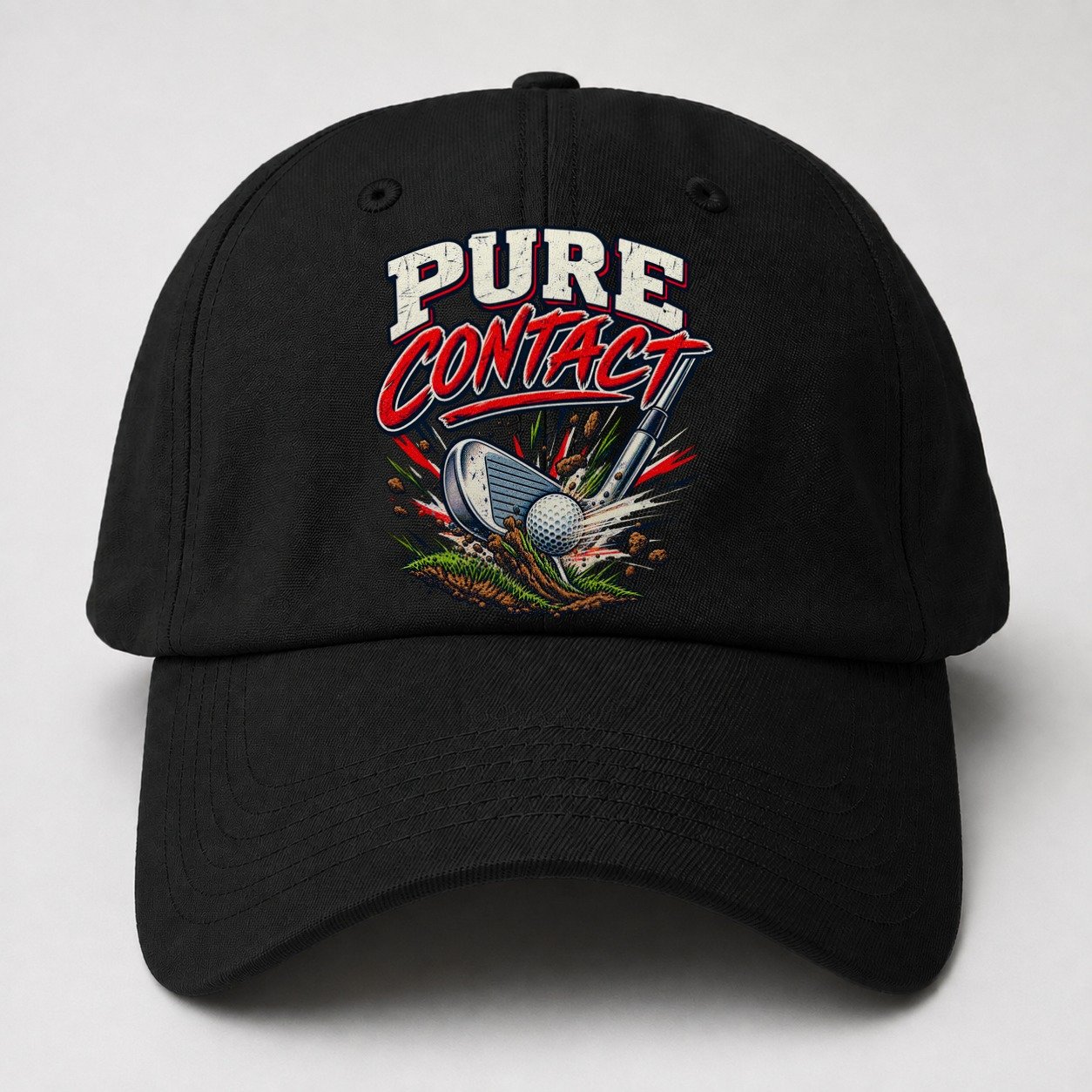 Pure Contact Golf Life Baseball Cap – Black