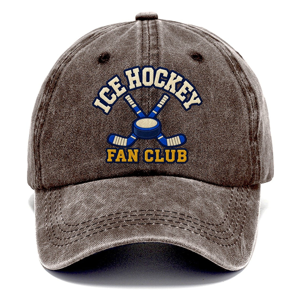 Ice Hockey Fan Club Classic Cap – Brown
