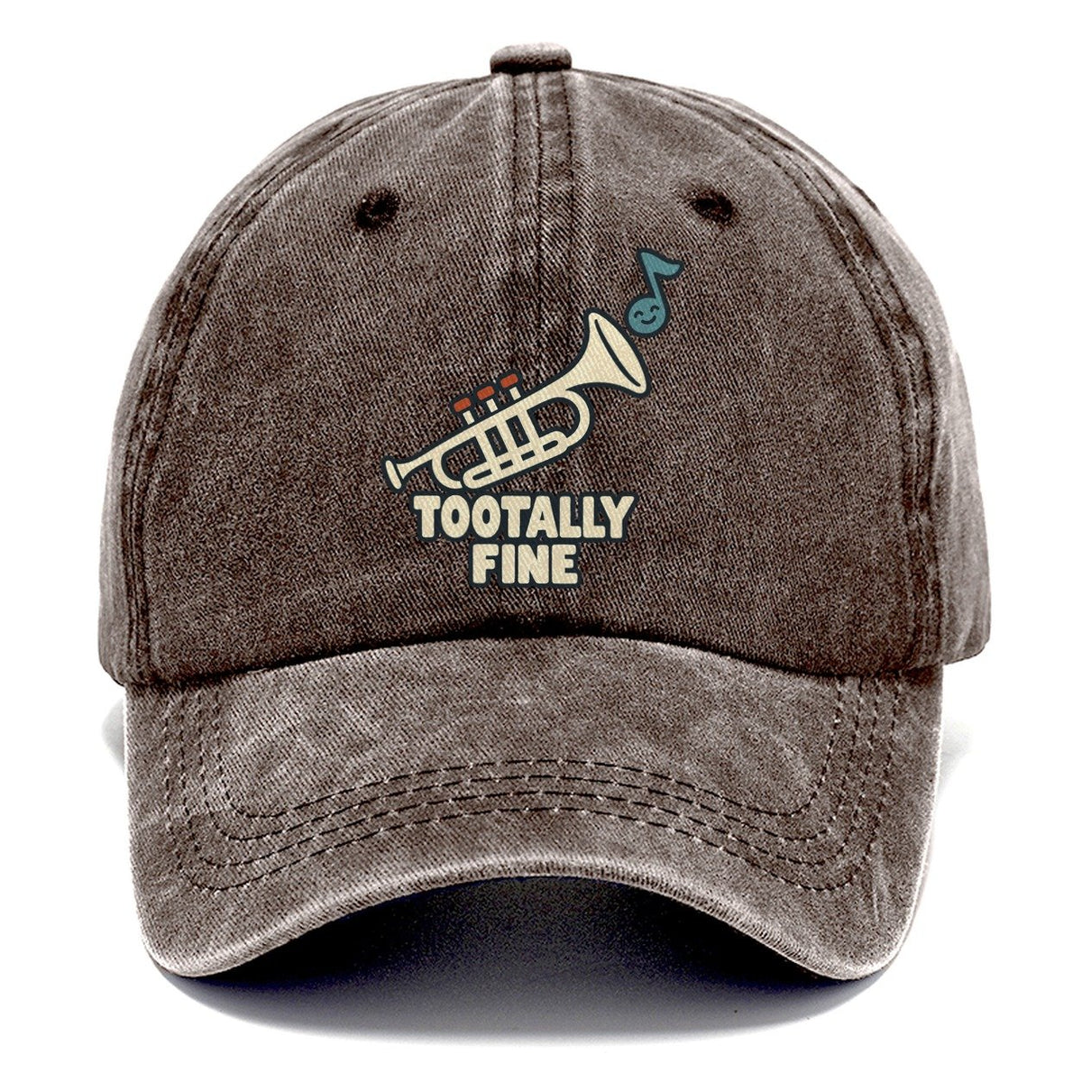 Tootally Fine Familiar Punchlines Classic Cap – Brown