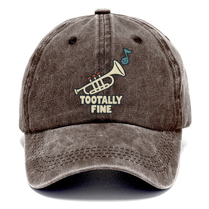 Tootally Fine Familiar Punchlines Classic Cap – Brown