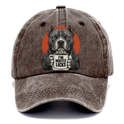 American Pit Bull Terrier Mug Truths Dog Mug Truths Classic Cap – Brown