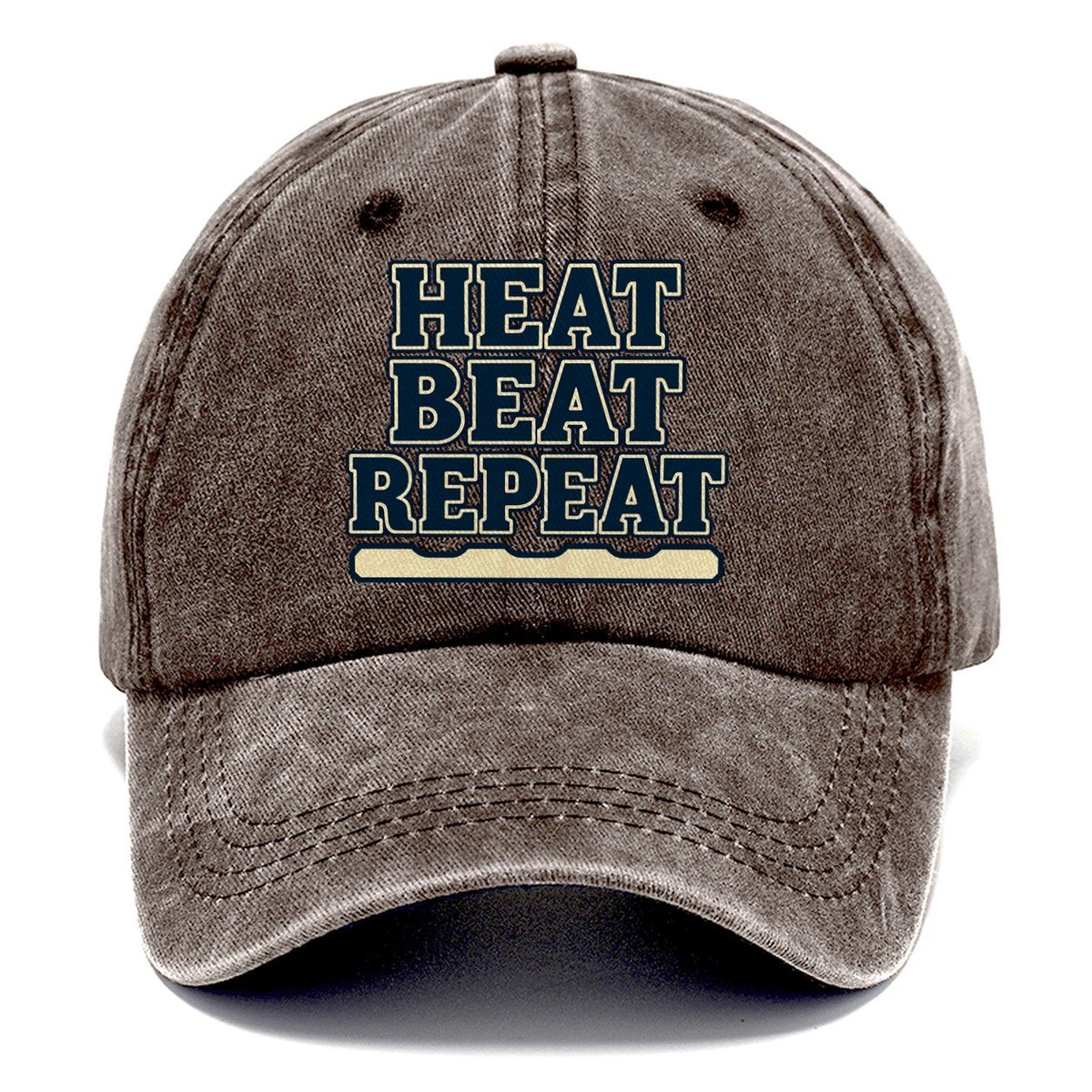 Heat Beat Repeat Blacksmithing Classic Cap – Brown