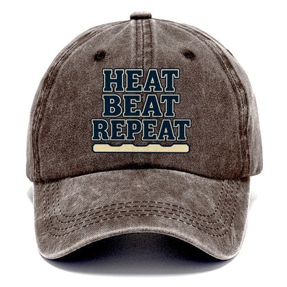 Heat Beat Repeat Blacksmithing Classic Cap – Brown