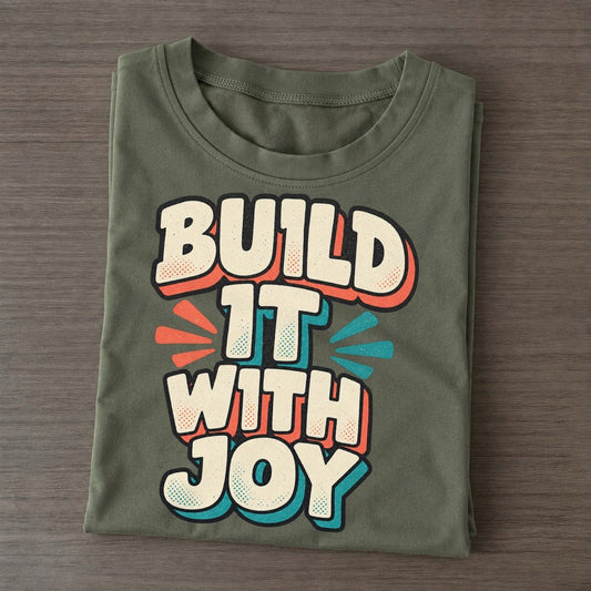 Build It With Joy Classic T-shirt – Army Green