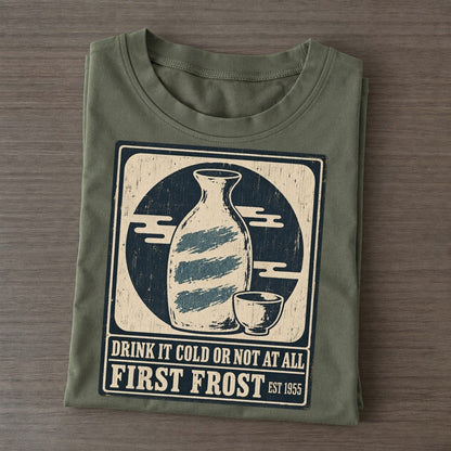 First Frost Izakaya Rules Classic T-shirt – Army Green