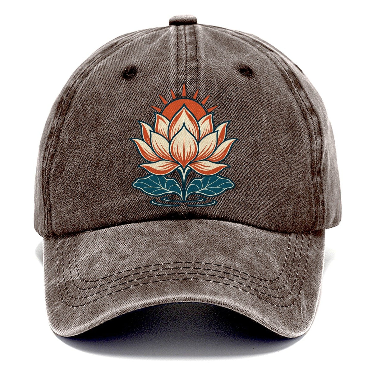 Lotus Dawn Quiet Wards Heritage Classic Cap – Brown