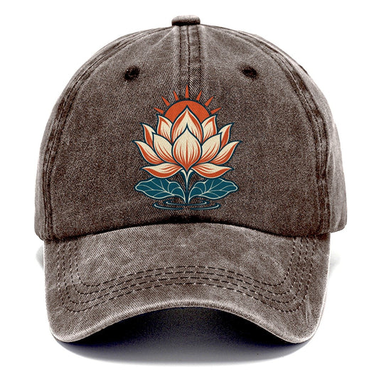 Lotus Dawn Quiet Wards Heritage Classic Cap – Brown