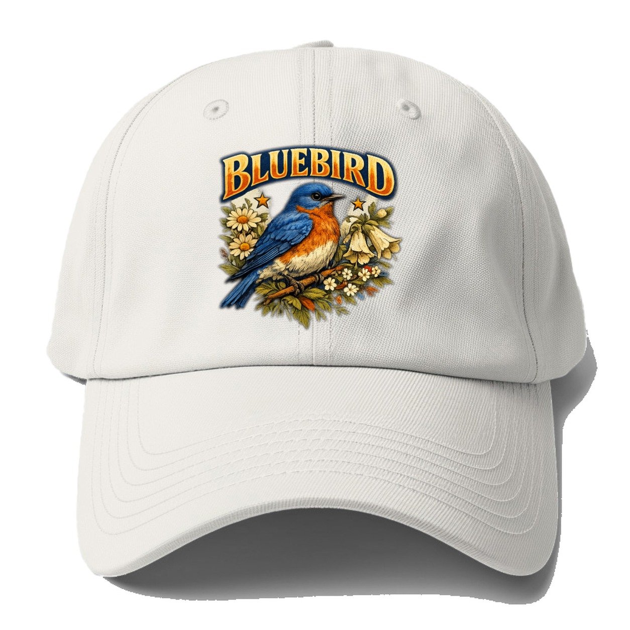 Bluebird Baseball Cap – Off White