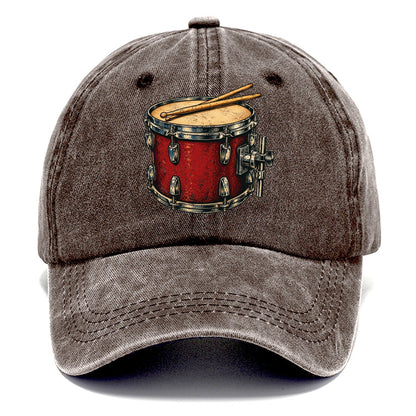 Single Rack Tom Drum Kit Classic Cap – Brown