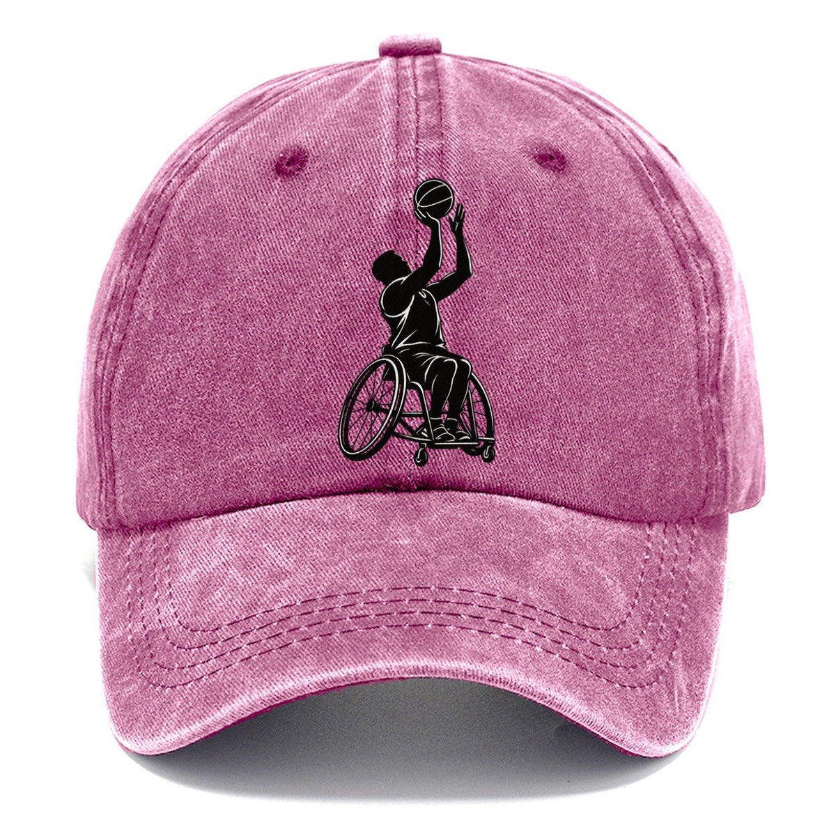 Wheelchair Basketball Player Classic Cap – Dusty Rose