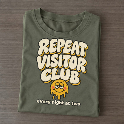 Early Risers Running On Fumes Club Classic T-shirt – Army Green