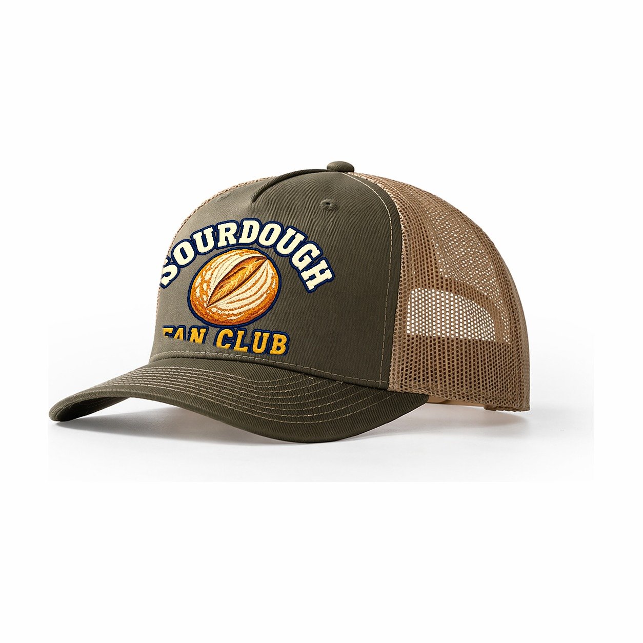 Sourdough Fan Club Trucker Hat – Olive Khaki