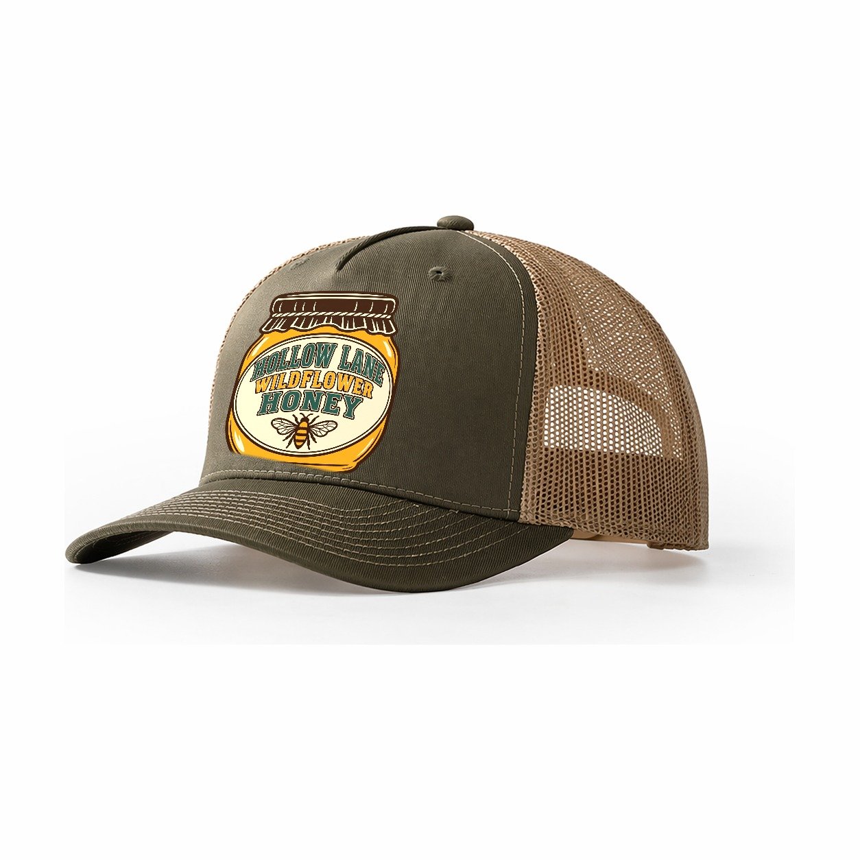 Hollow Lane Label Beekeeping Trucker Hat – Olive Khaki