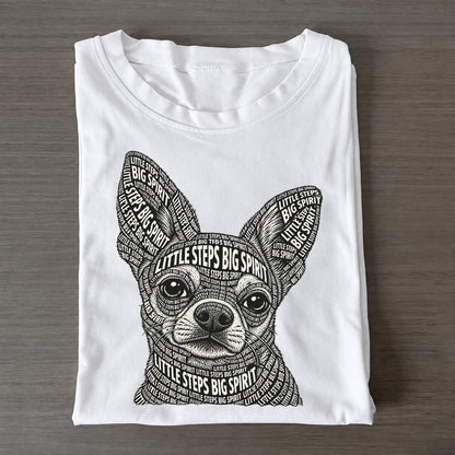Chihuahua Nose Close Phrase Silhouette Classic T-shirt – White