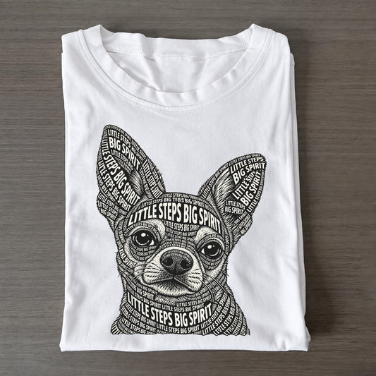 Chihuahua Nose Close Phrase Silhouette Classic T-shirt – White
