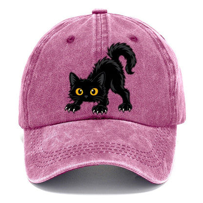 Bombay Arched Back Peeking Cats Classic Cap – Dusty Rose