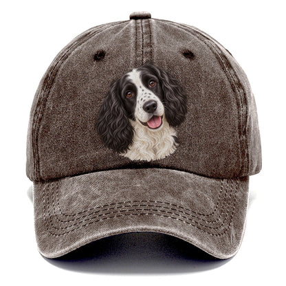 Springer Black And White Tilt Pastimes Companions Classic Cap – Brown