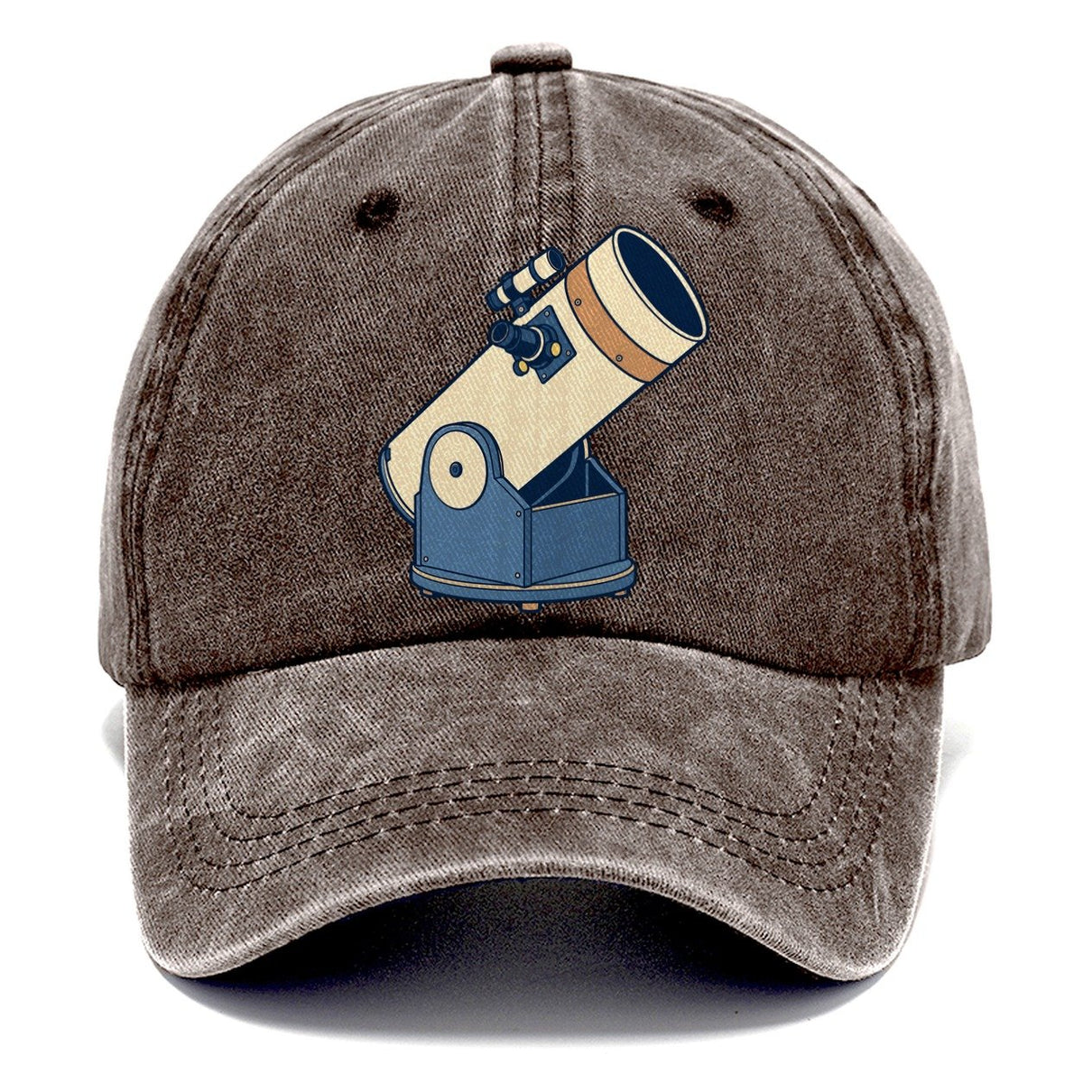 Dobsonian On Its Box Astronomy And Stargazing Classic Cap – Brown