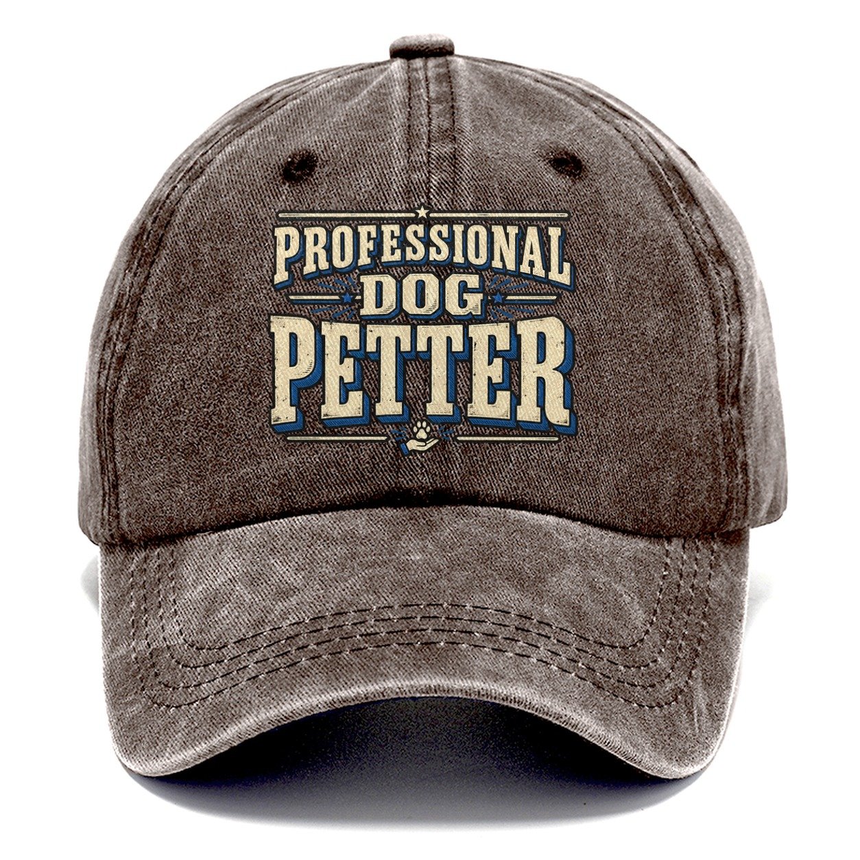 Professional Dog Petter American Wit Classic Cap – Brown