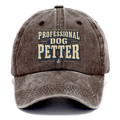 Professional Dog Petter American Wit Classic Cap – Brown
