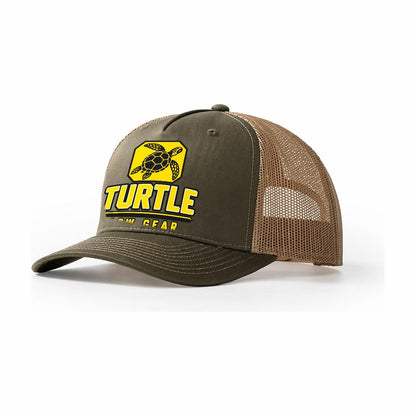 Turtle Low Gear Heavy Duty Trucker Hat – Olive Khaki