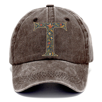 Wildflower T Monogram Classic Cap – Brown