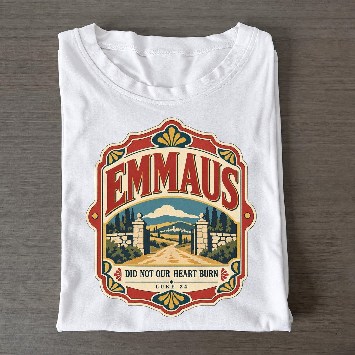 Emmaus The Baggage Room Classic T-shirt – White