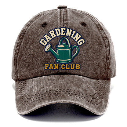 Gardening Fan Club Classic Cap – Brown