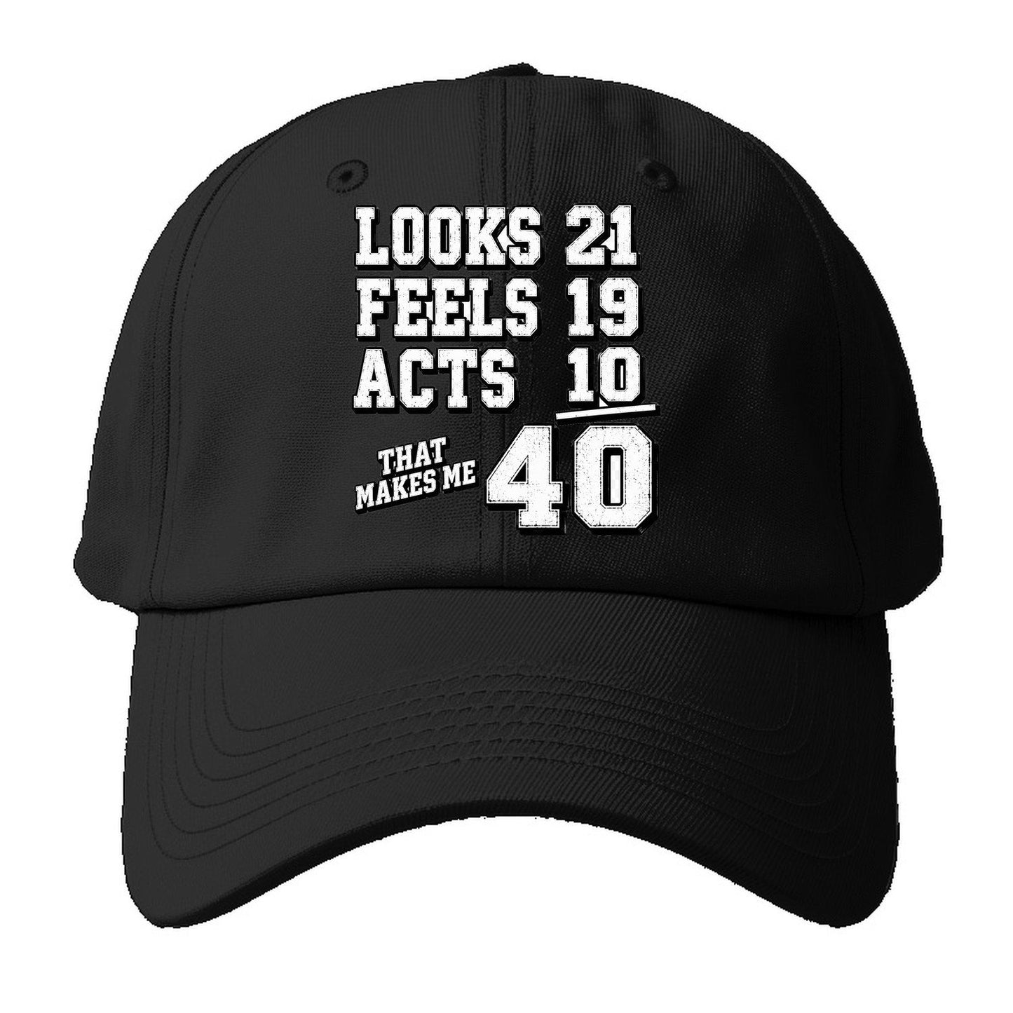 Looks Feels Acts 40 Baseball Cap – Black